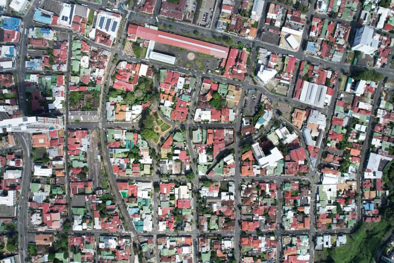 Vista urbana del plan de renovación de Barrio Escalante en San José.