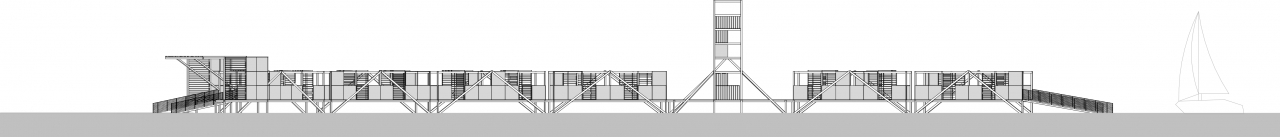 Puente peatonal de acceso al Parque Nacional Manuel Antonio con diseño ligero y adaptado al paisaje costero.