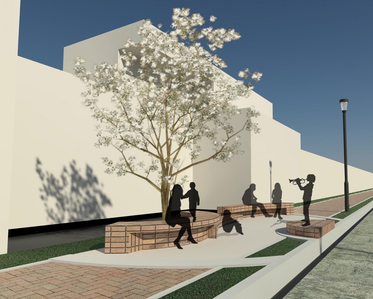 Vista urbana del plan de renovación de Barrio Escalante en San José.