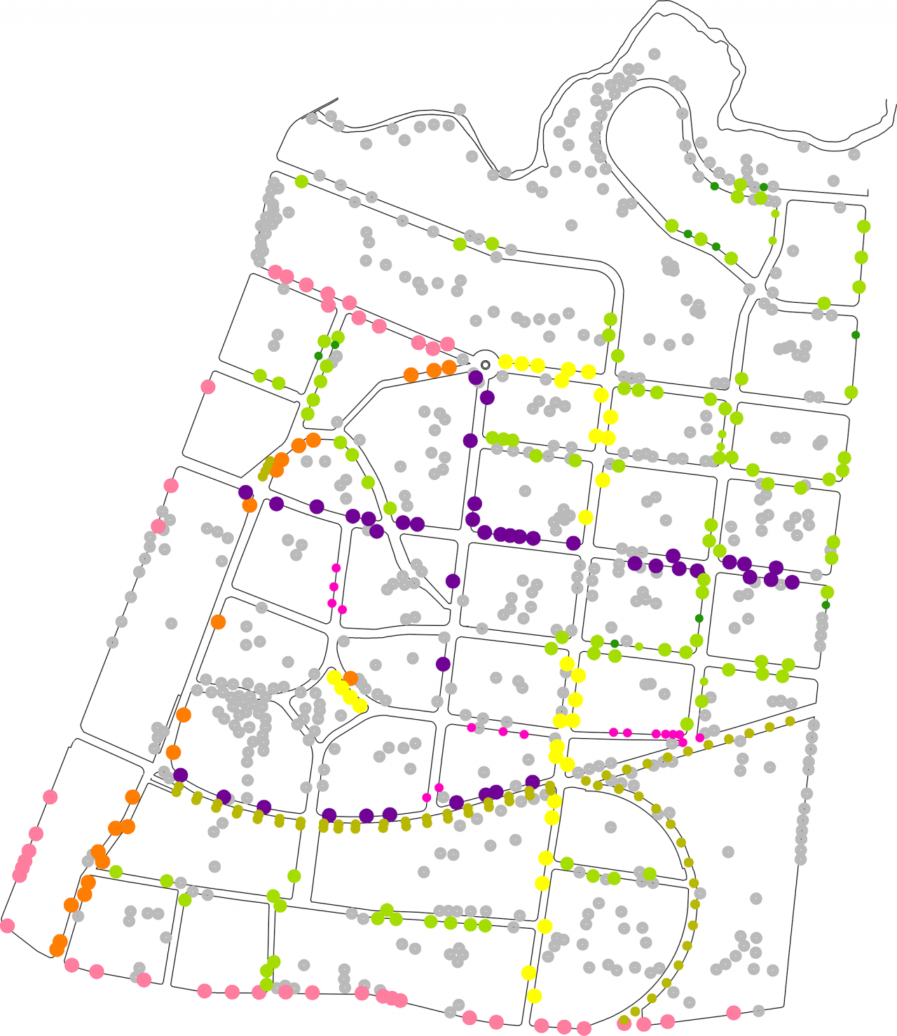 Vista urbana del plan de renovación de Barrio Escalante en San José.