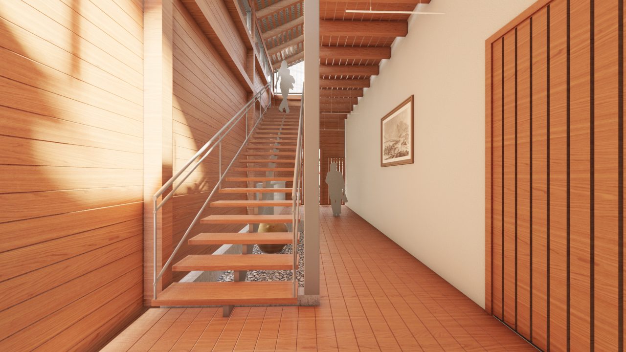 Restauración de la Casa de la Cultura de Filadelfia, fachada patrimonial en bahareque y madera.