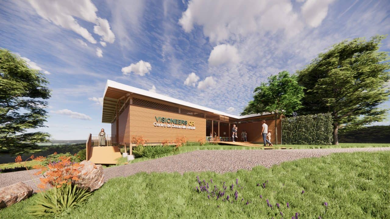 Centro comunitario en zona cafetalera del sur del Valle Central con diseño sostenible