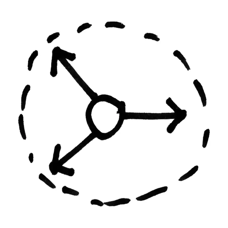 Croquis del concepto Acupuntura urbana