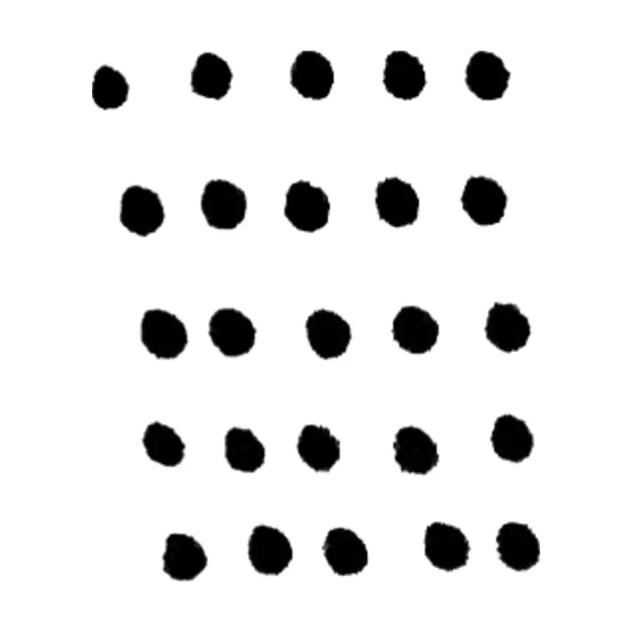 Croquis del concepto Puntos