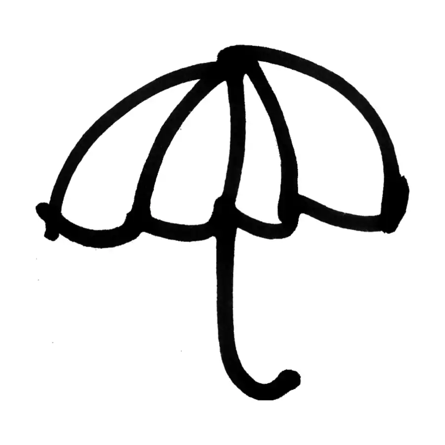 Croquis del concepto Sombrillas
